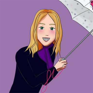 Portrait of bluejewel, illustrated by Lanessear