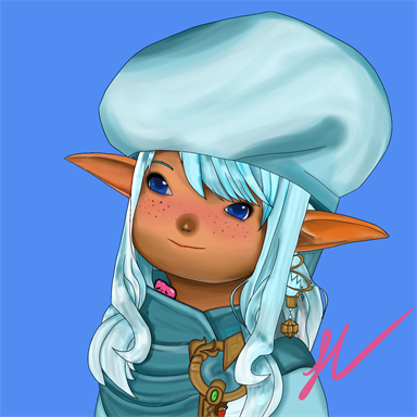 Portrait of hikarulynx, illustrated by Lanessear