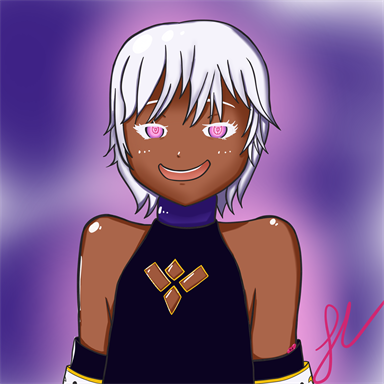 Portrait of mafidella, illustrated by Lanessear